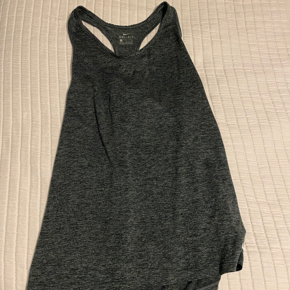 Nike Dri-fit black and white tank top